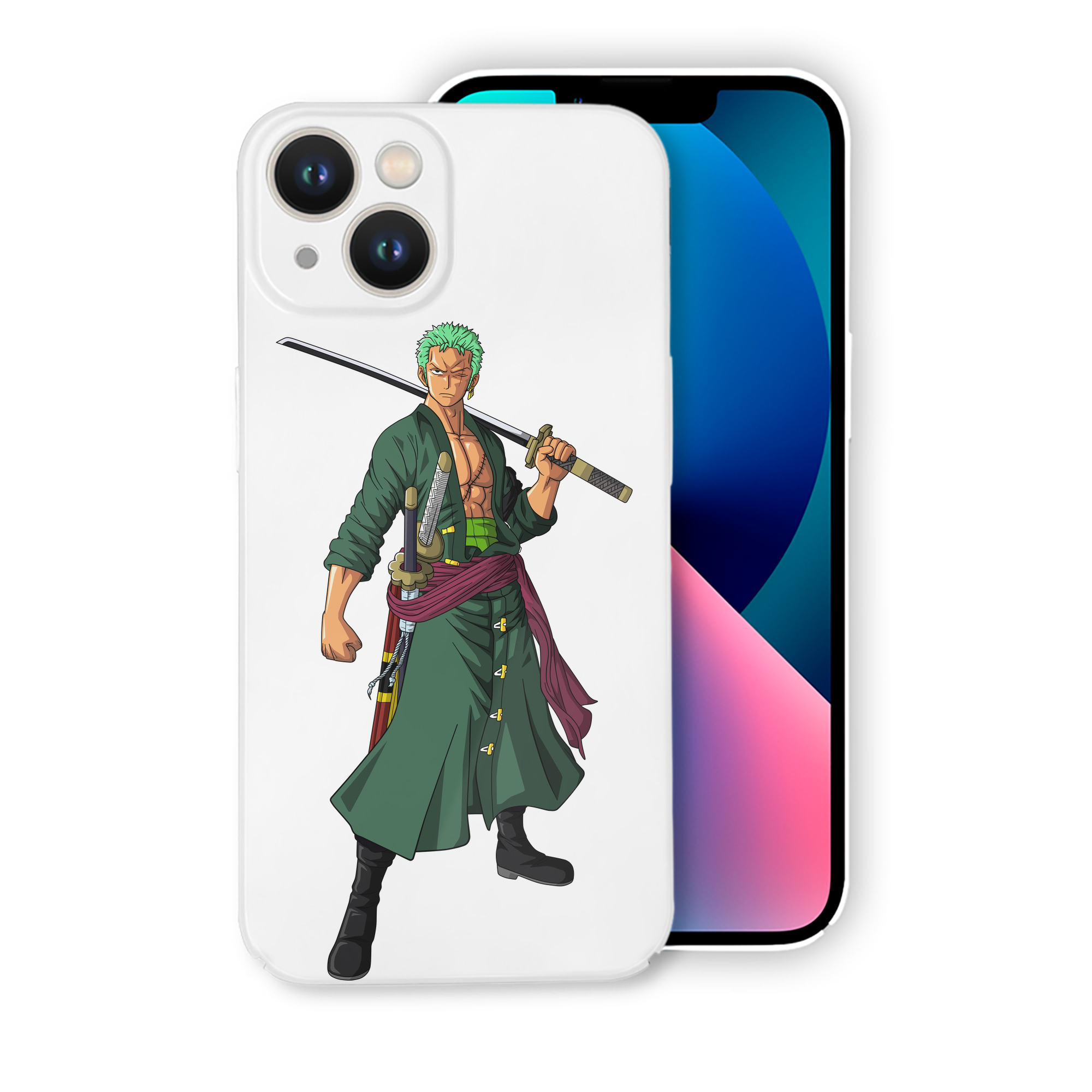 （画像用） ワンピース ロロノア・ゾロ ONE PIECE Roronoa Zoro 【iPhone 14シリーズ対応】ハードケース